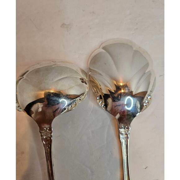 Oneida Community Royal Grandeur Silverplate Flatware 4 Serving pieces VTG lot - Picture 6 of 9